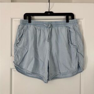 Sky Blue Women's Tencel Shorts